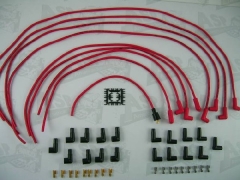 Zündkabel Satz - Ignition Wire Set  Universal  90° Rot 8mm